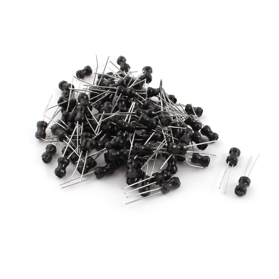 100Pcs 220uH 100mA Electric Component Radial Lead Inductor 4mmx6mm