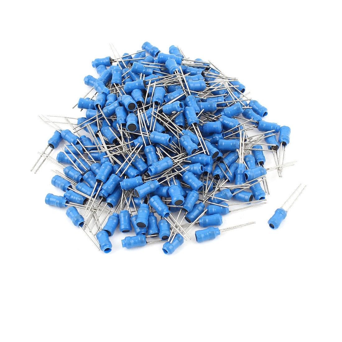 200Pcs 30mH 50mA 4x6mm 10% Tolerance Radial Lead Inductor Blue