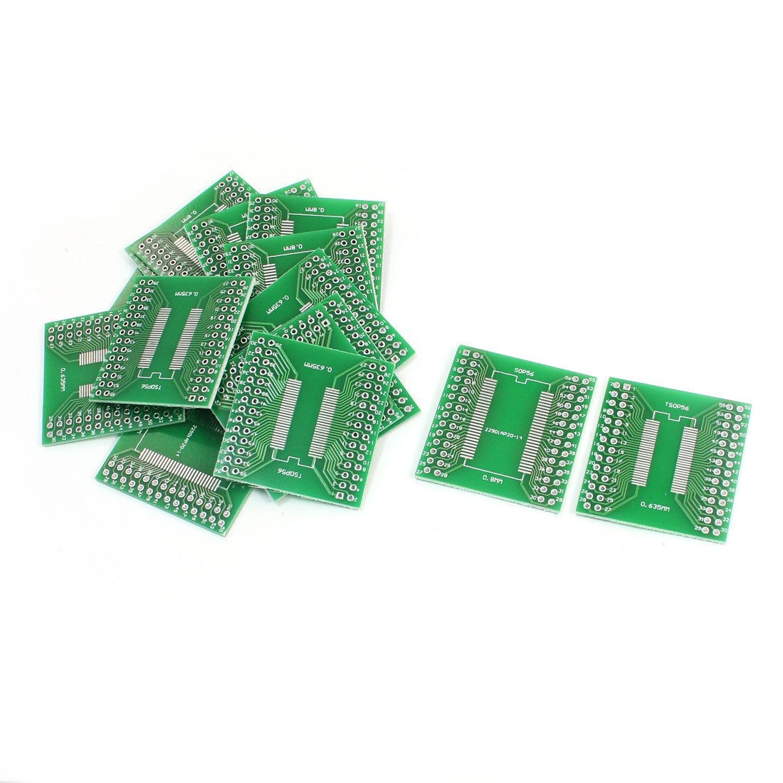 15 Pcs SMD SOP56 SSOP56 TSSOP56 0 635mm 0 8mm to DIP 2 54mm PCB Board Adapter