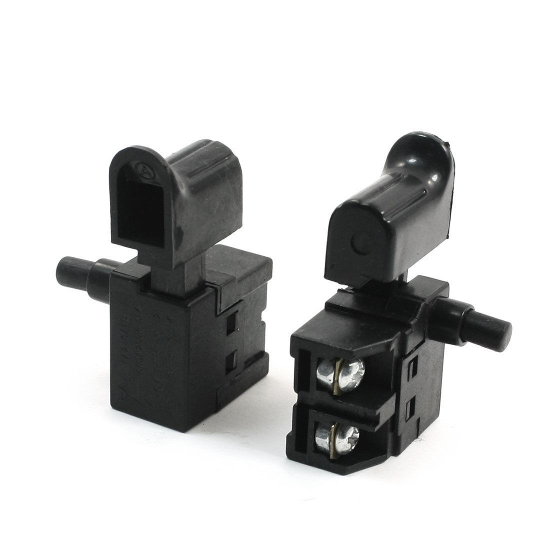 2 Pcs Universal Locking SPST N/O Electric Power Tool Trigger Switch