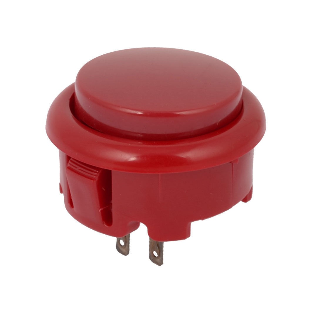 Arcade Games 2 Pins Momentary Push Button 20mm Dia Red AC 250V 1.5A