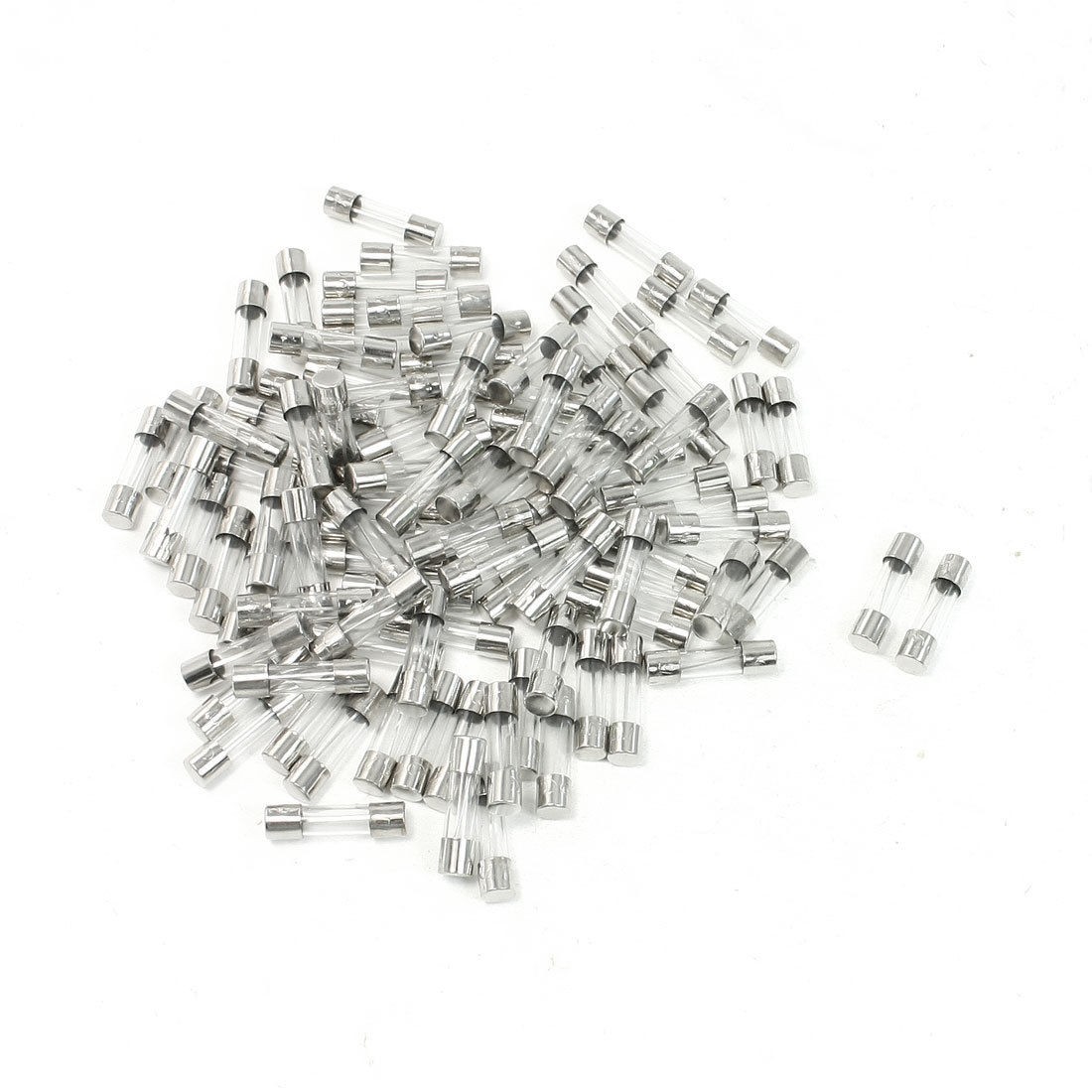 15A 250V 5mm x 20mm Fast Blow Glass Tube Fuses 100 Pieces