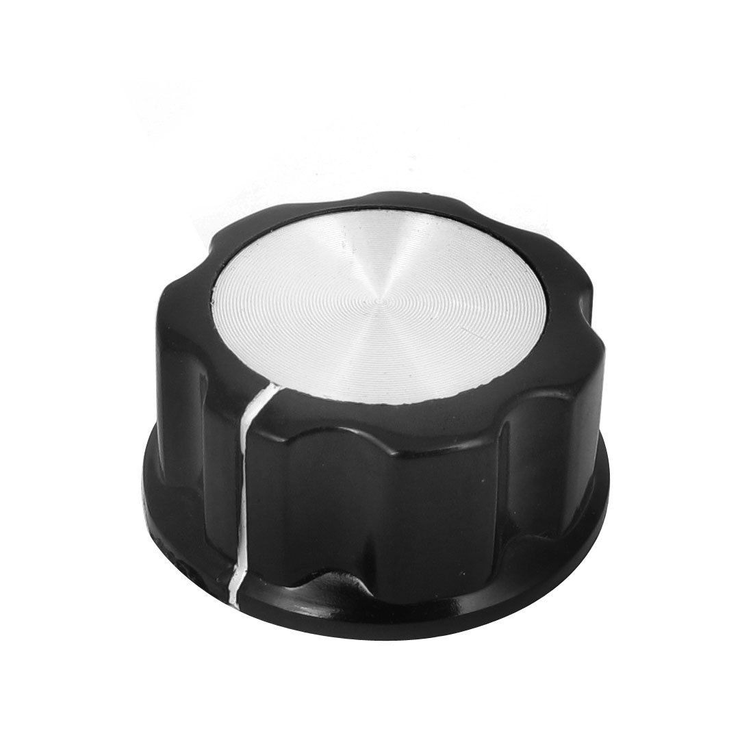 Black 30mm Top Dia 6mm Shaft Potentiometer Volume Control Knobs MF-A04