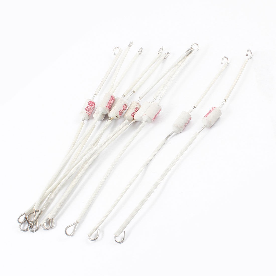 10 Pcs 250V 20A 200 Celsius Fuses Replacing 7.1" for Electric Rice Cooker