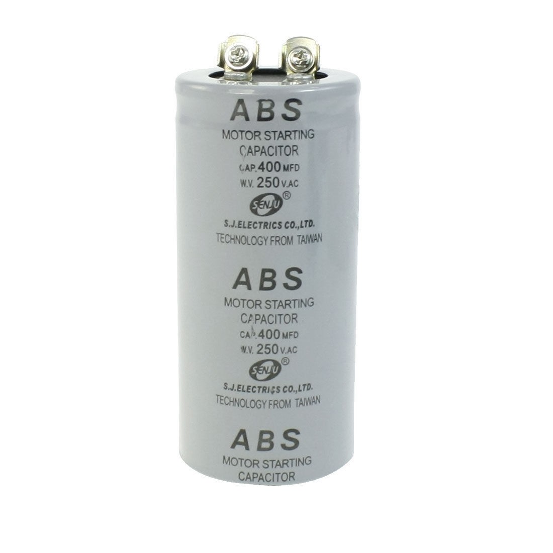 ABS 400MFD 400uF 250V Cylindrical AC Motor Starting Capacitor