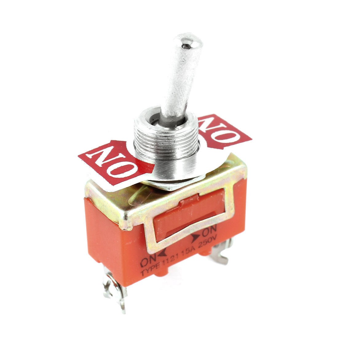 AC 250V 15A On/On 2 Position SPDT Toggle Switch Red Replacement