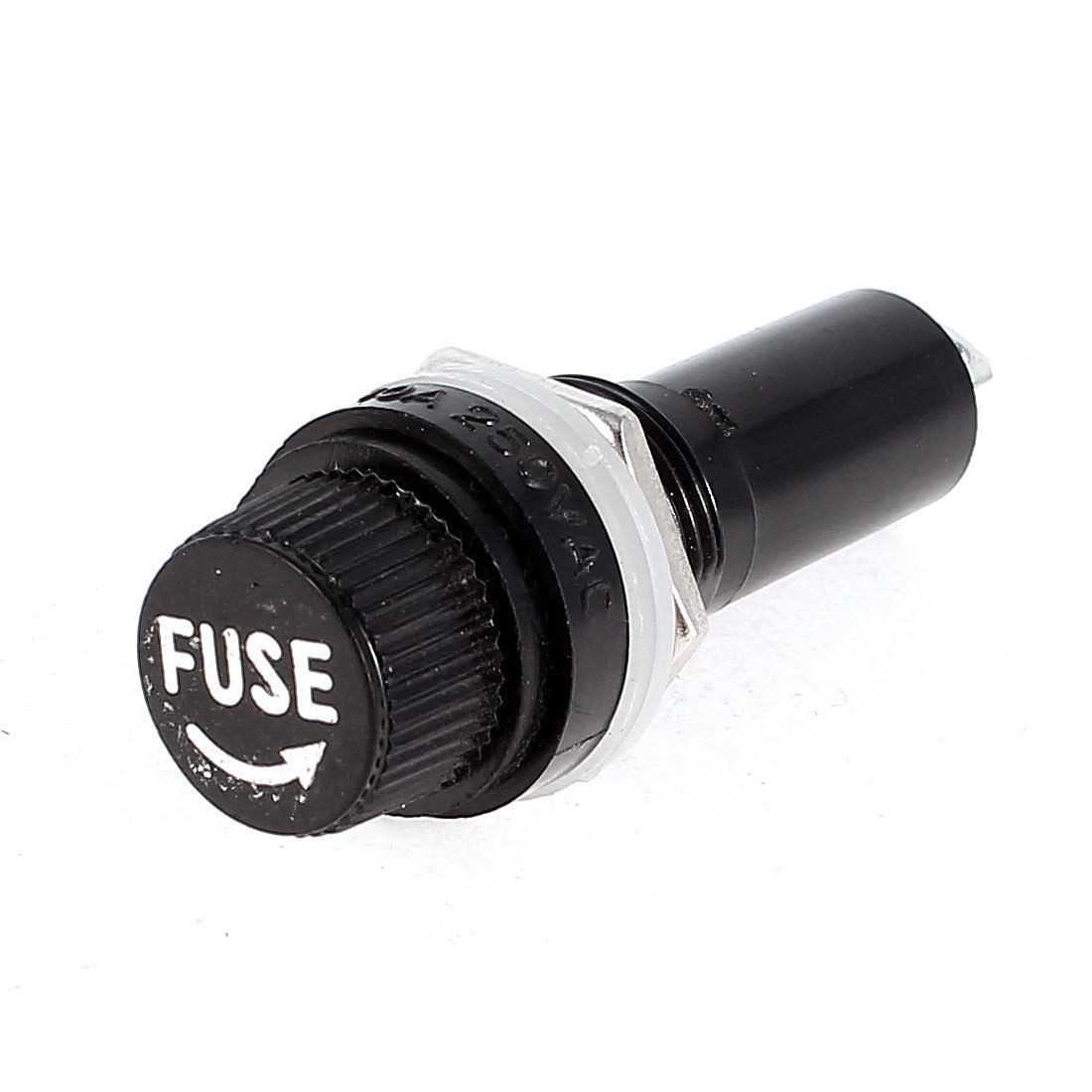 PCB Fuse Holder AC 125V/250V 15A/10A Black for 5 x 20mm Fuses