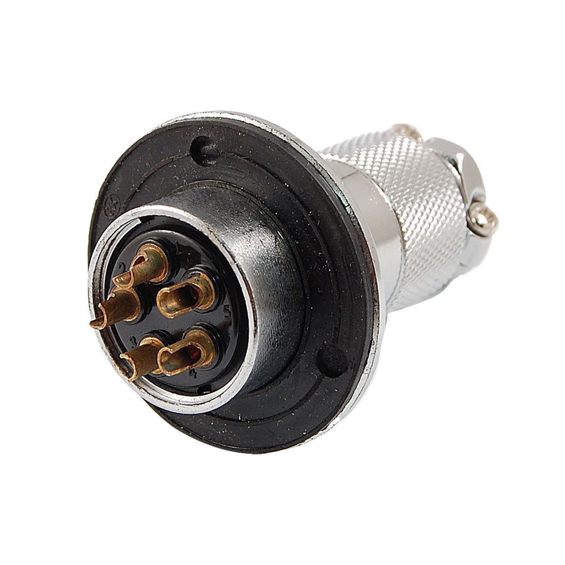 25A 5 Pin Waterproof Electrical Deck Plug Circular Cable Connector