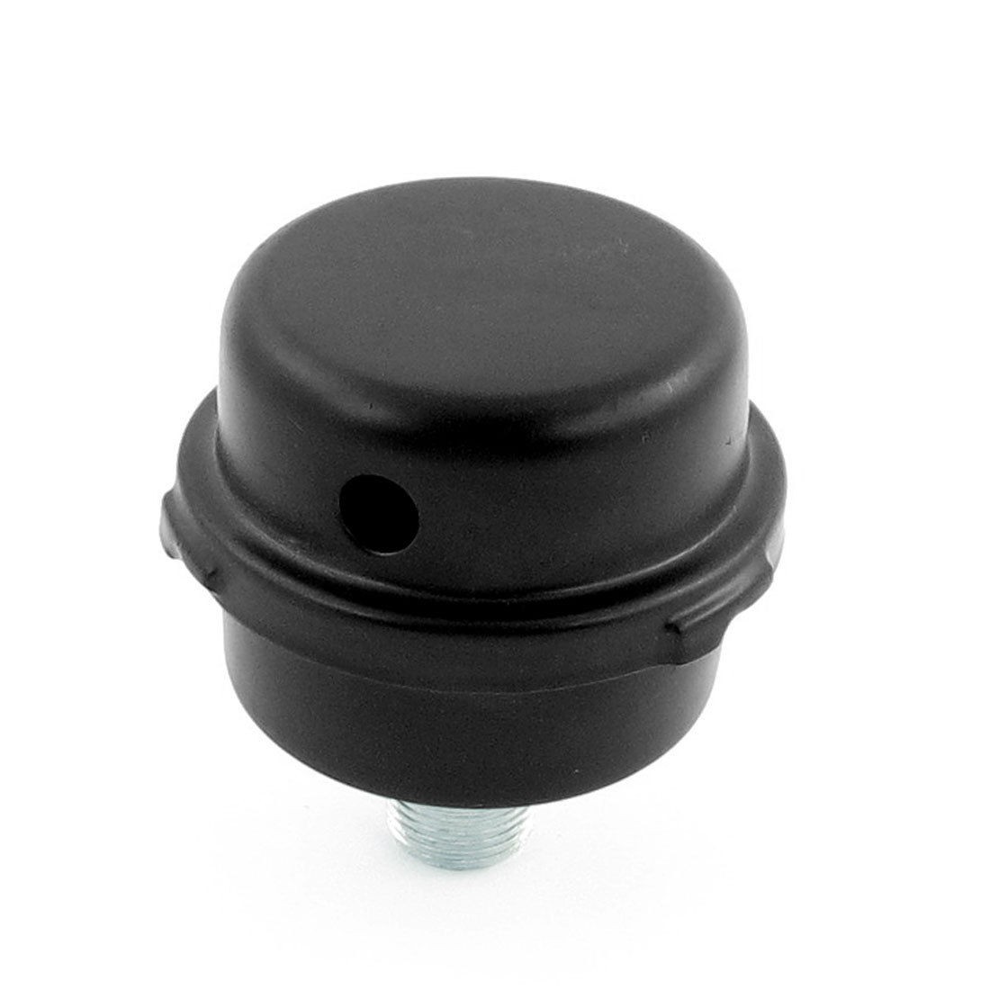 Black Metallic 3/8PT Air Compressor Filter Muffler Replacement