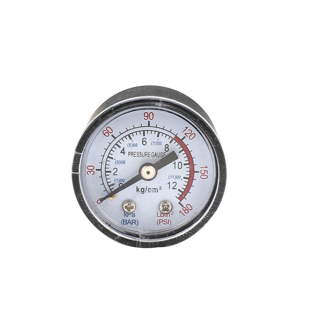 Air Compressor Fittings 10mm Dia Thread 12 Bar Pressure Tester Gauge
