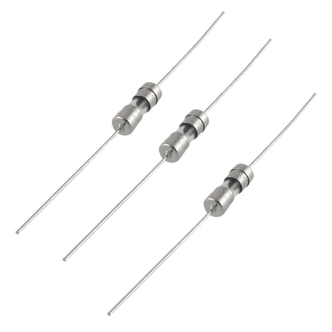 10 Pcs Axial Lead Slow Blow 3.6 x 10mm Glass Fuse 250V 1A