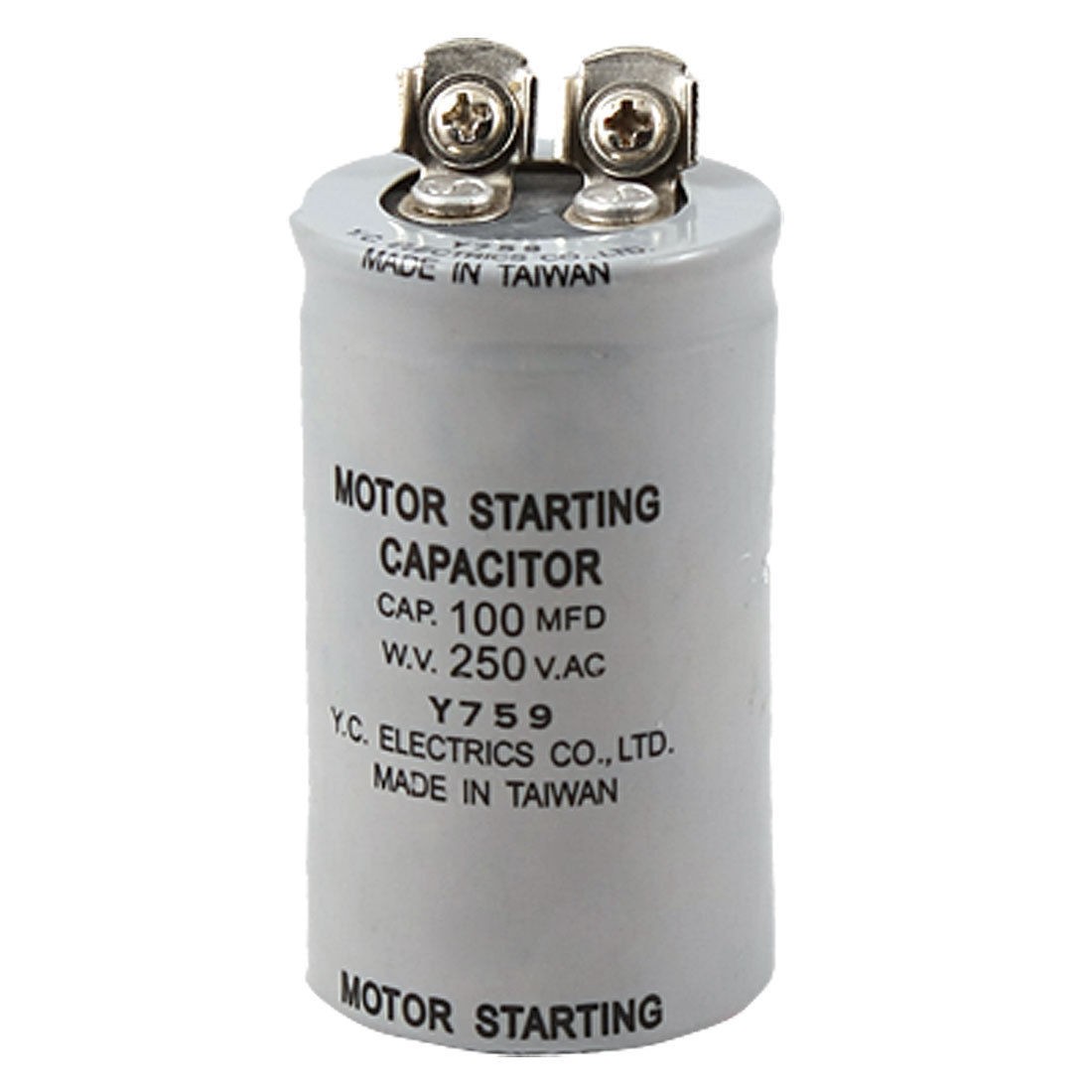 ABS Series 100MFD 100UF 250V AC Motor Starting Capacitor