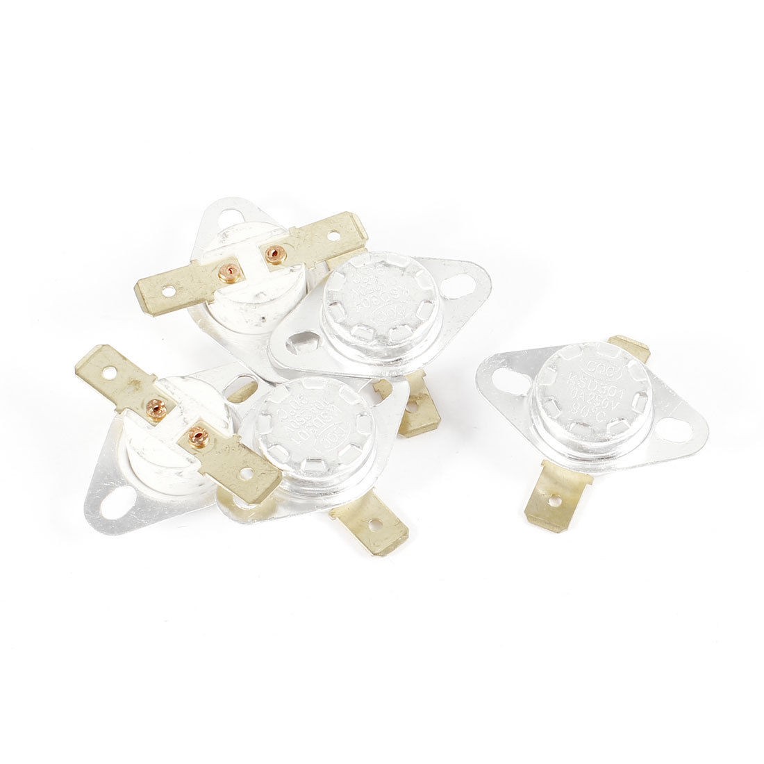 5PCS KSD301 250V 10A 90 Celsius Normal Close Temperature Controlled Switch
