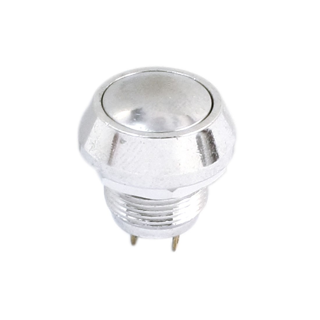 SPST Momentary Stainless Steel Circuit Control Push Button Switch AC 250V 3A