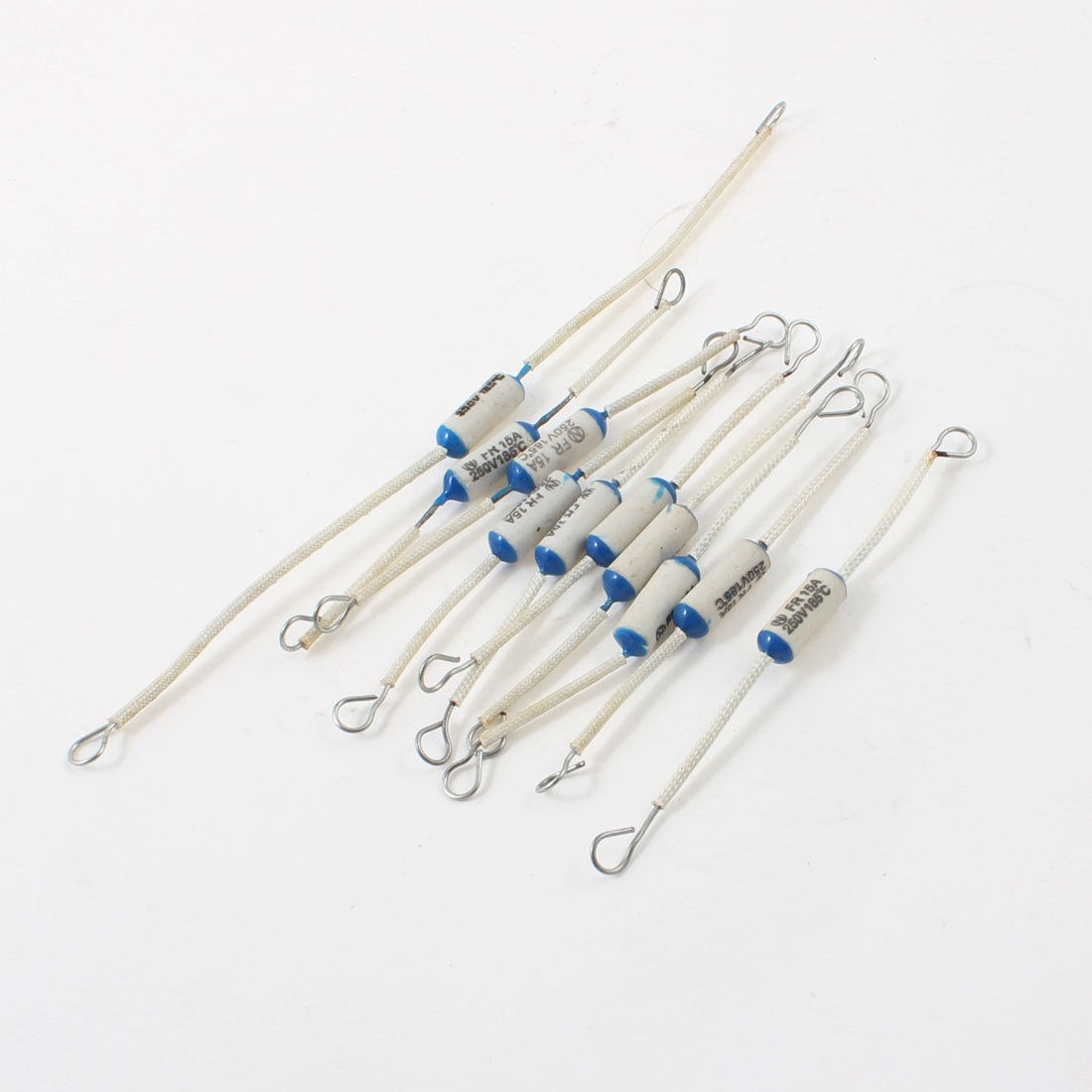 10 Pcs Metal Ceramic 15A 250V 185C Fuse Protector for Rice Cooker
