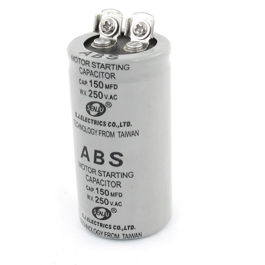 AC 250V 150uF 150MFD 2 Terminals Polypropylene Film Motor Start Capacitor