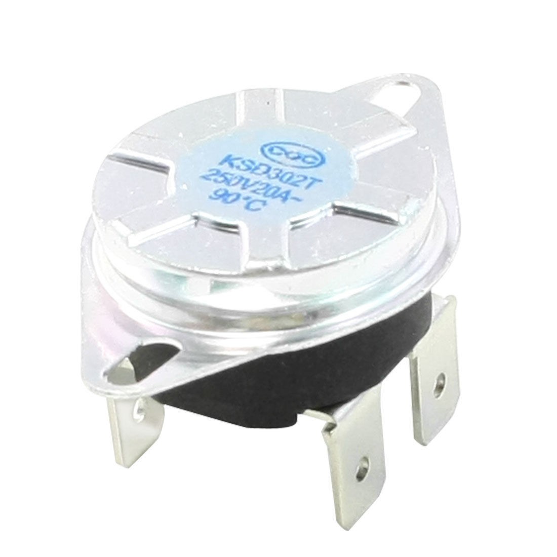 250V AC 20A 90C Celsius N/C Temperature Control Bimetal Thermostat KSD302T