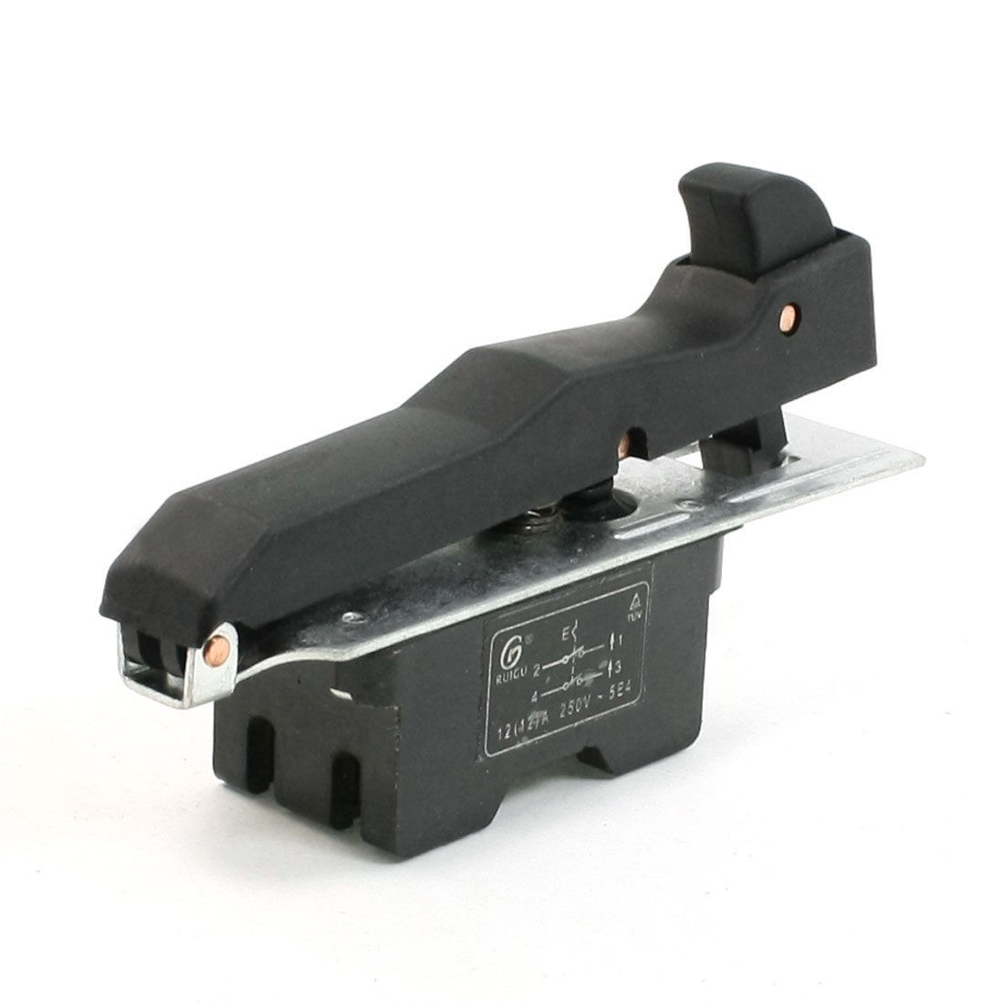 Replacement 250VAC 12A Locking Electric Tool Part DPST Switch for Hitachi 180