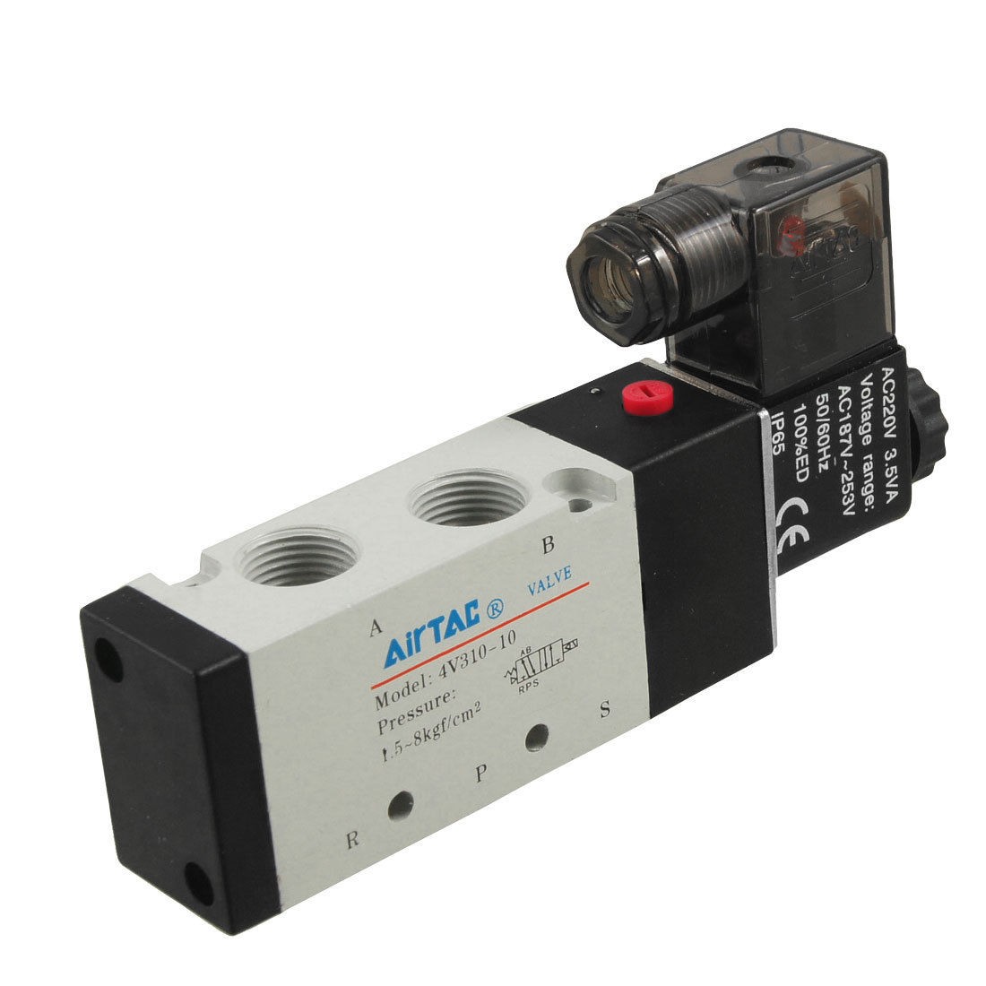 AC 220V 5 Ports 2 Position Internal Piloted Electromagnetic Valve