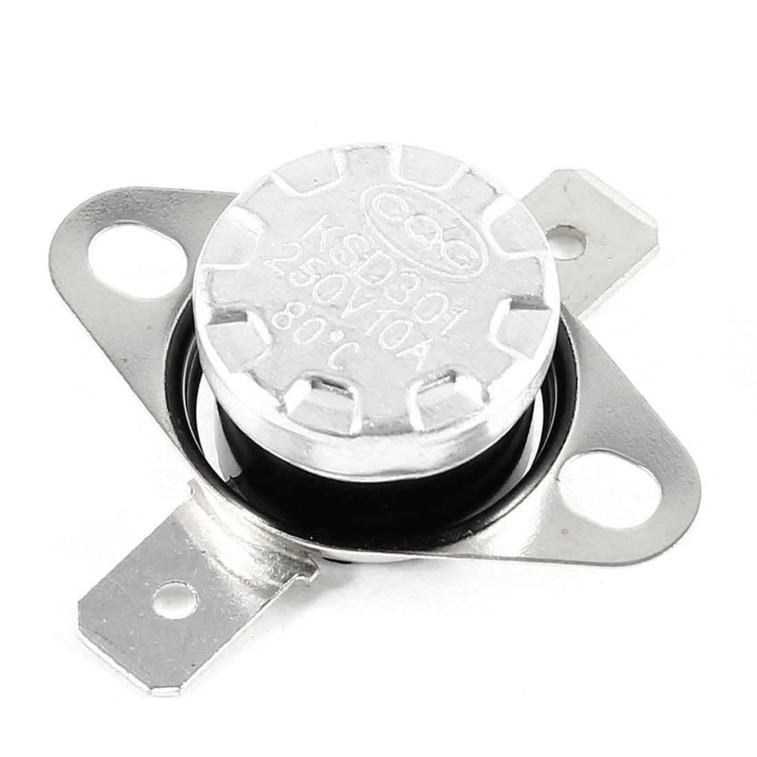 KSD301 AC 250V 10A 80C Celsius NC Temperature Control Switch Thermostat