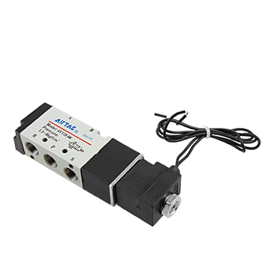 5 Way 2 Position 5 16" Pneumatic Solenoid Valve 220V