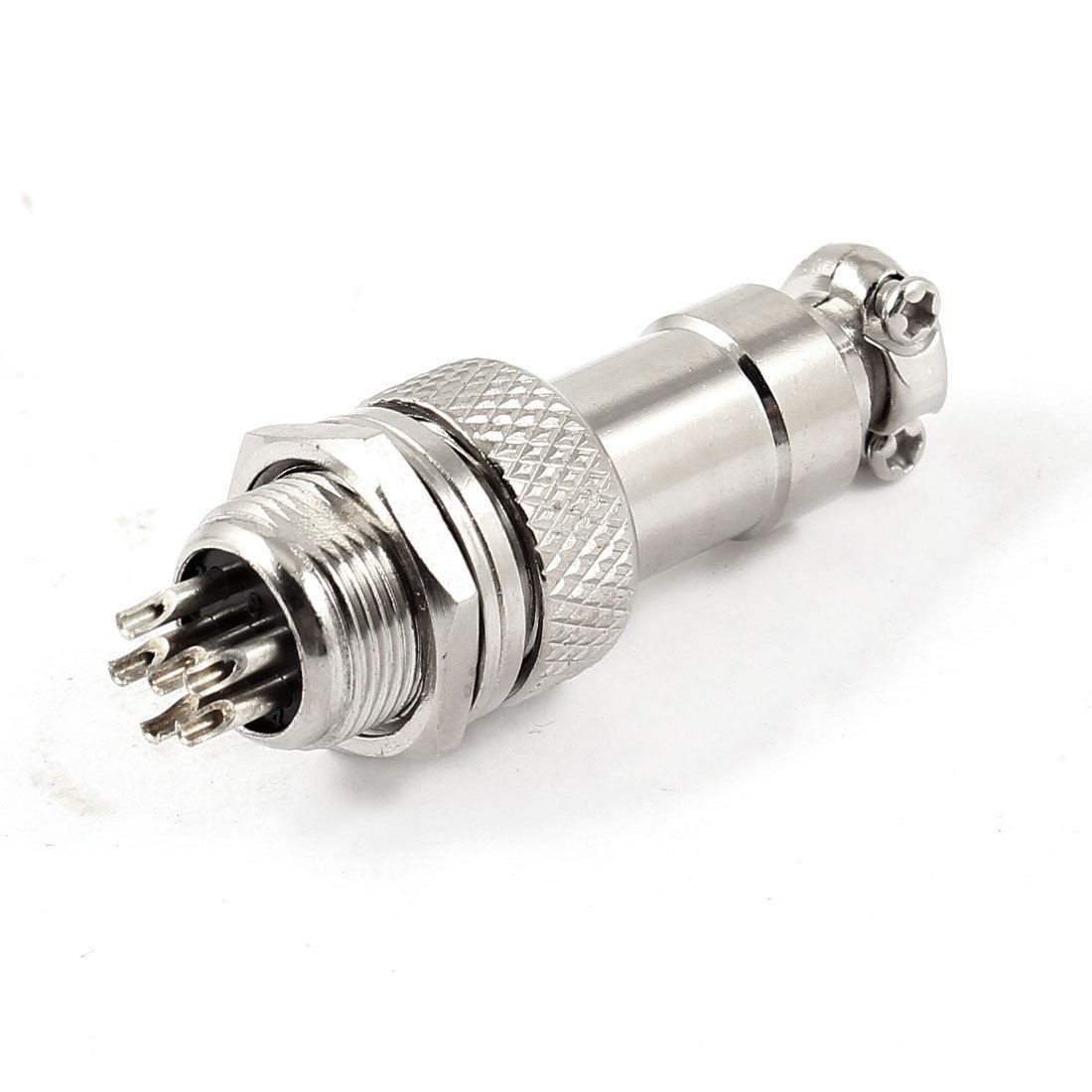 12mm 1 4PT Thread Dia Aviation Connector Plug 6P 6 Pin 5A AC 200V