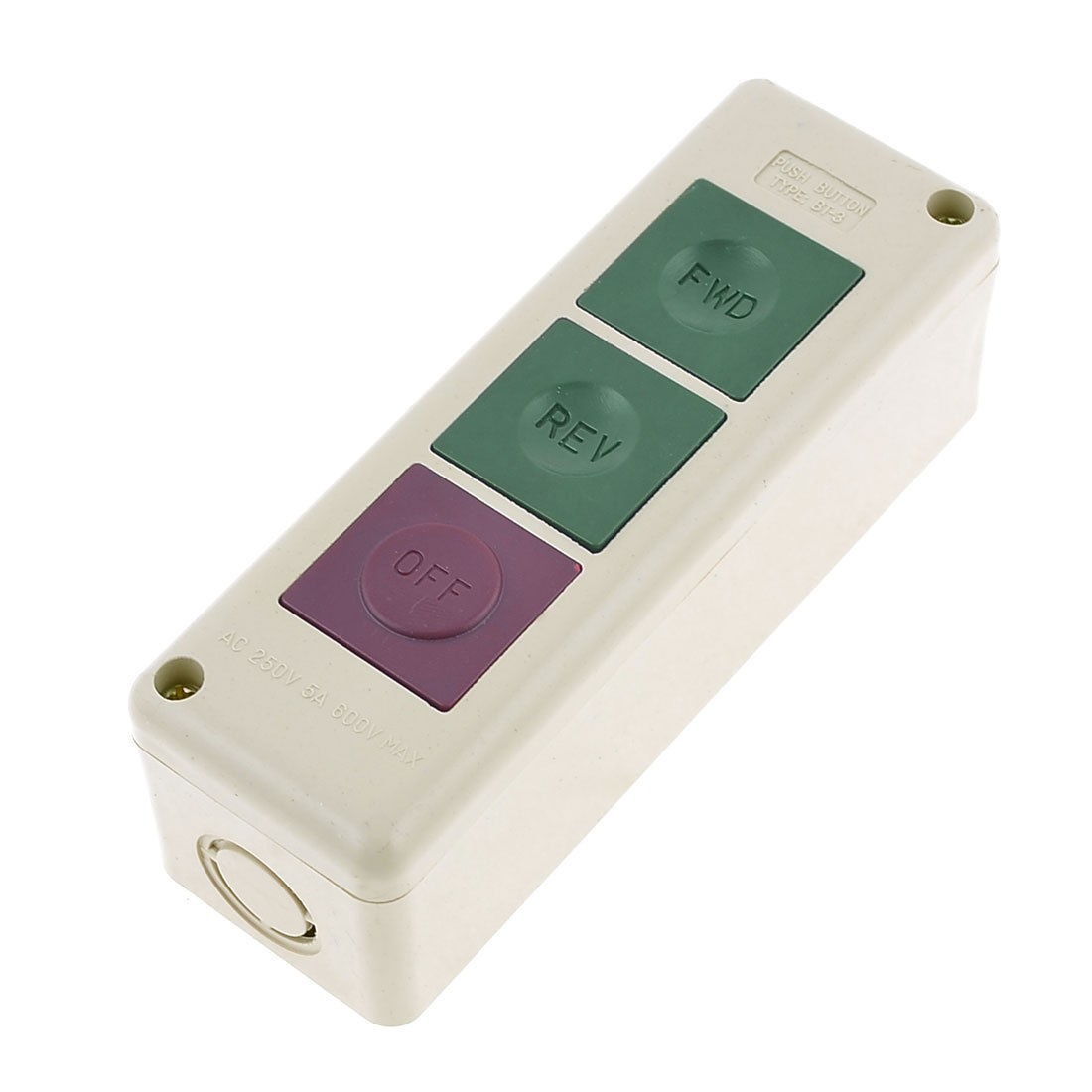 AC 250V Electric Motor Control Station Push Button Switch