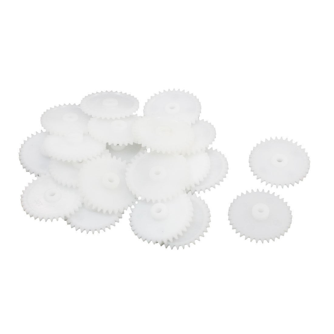 20Pcs 18mmx2mm 34 Teeth Single Steering Motor Gear for RC Car Transmission Axle