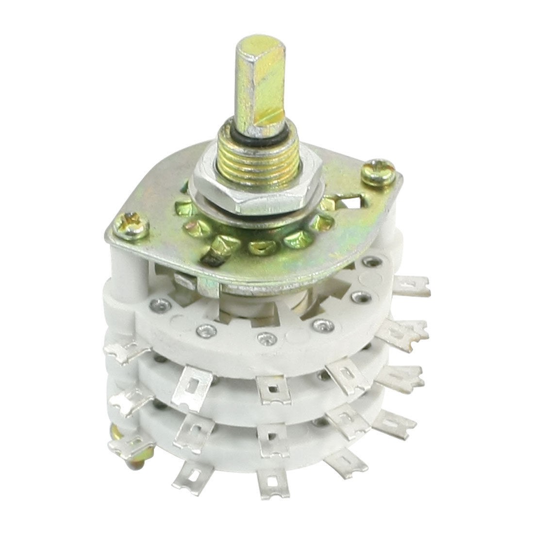 6mm Dia Shaft 3P8T 3 Pole 24 Position Band Channel Selector Rotary Switch