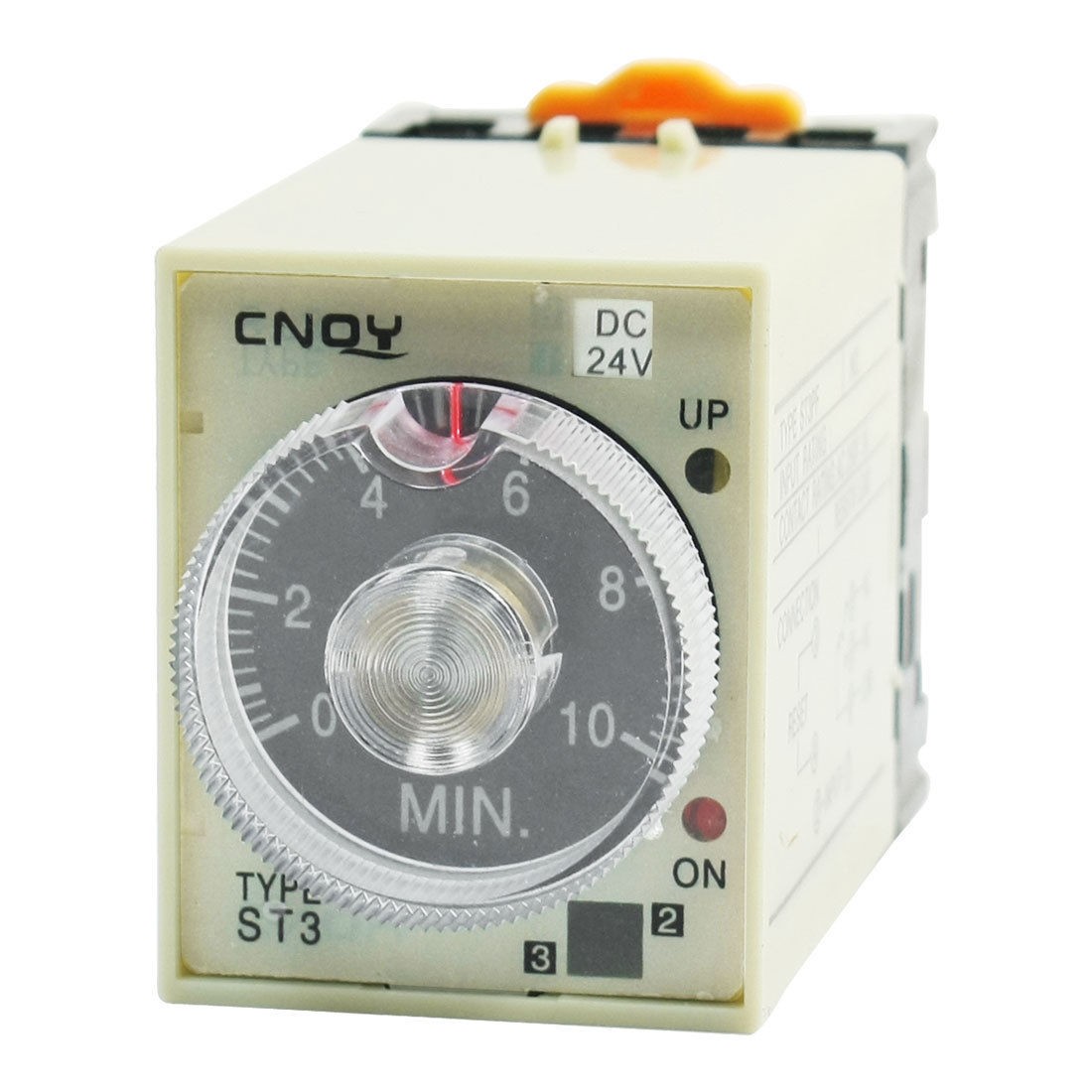 ST3PF DC24V 8 Pin SPDT 0-10 Minutes Time Delay Timer Relay w Socket