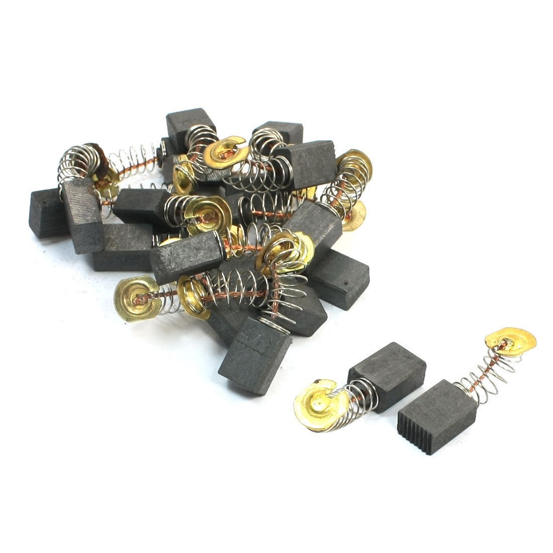 20Pcs Electric Angle Grinder Motor 12.3mmx9mmx6mm Carbon Brush 411#