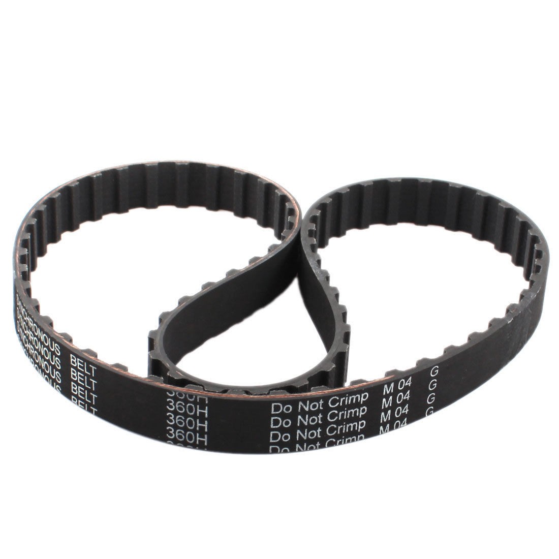 360H 075 19.1mm Width 72 Teeth Single Side Black Synchronous Timing Belt 36"