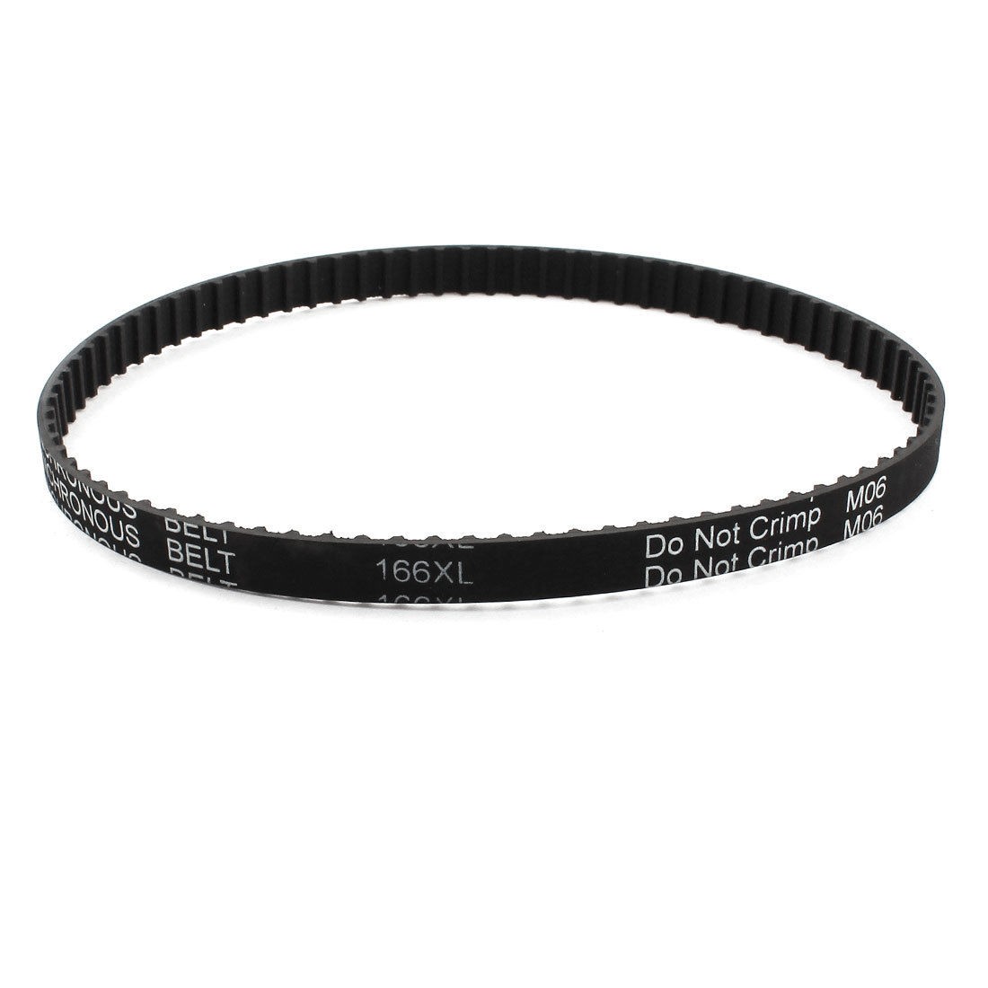 XL-166 83 Teeth 9.5mm Width Black Rubber Cogged Industrial Timing Belt 16.6"