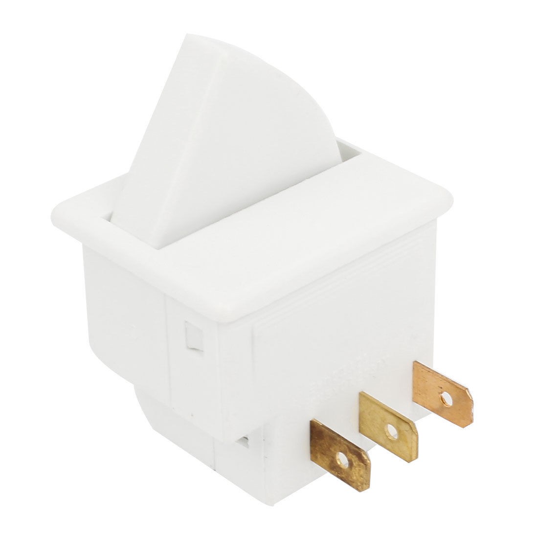 Rocker Lever Control 3 Pin SPDT Fridge Door Light Switch White AC250V 0.5A