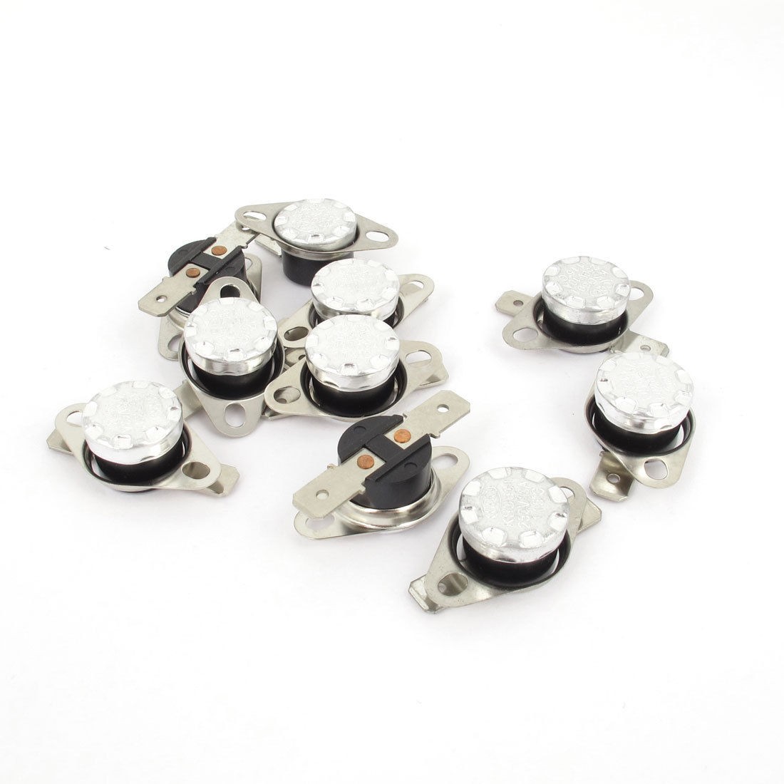 10PCS KSD301 115C NC Auto Reset 2Pin Terminals Temperature Control Switch