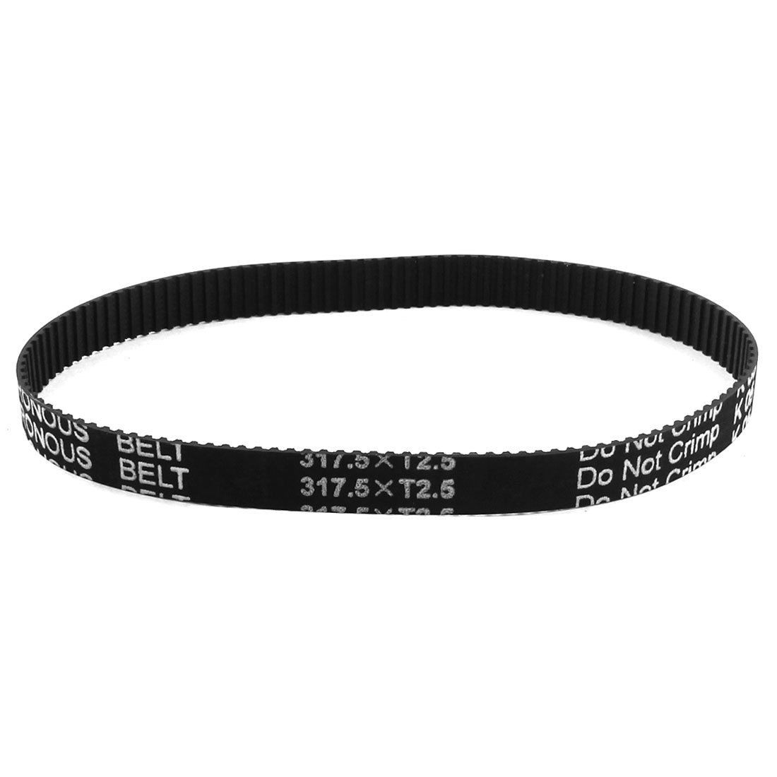 T2.5x317.5 127-Teeth 10mm Wide 2.5mm Pitch Groove Timing Belt for 3D Printer