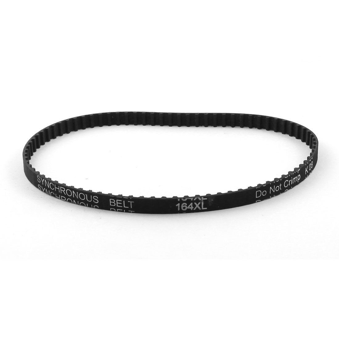 XL-164 82 Teeth 031 7.9mm Width Black Rubber Cogged Industrial Timing Belt 16.4"