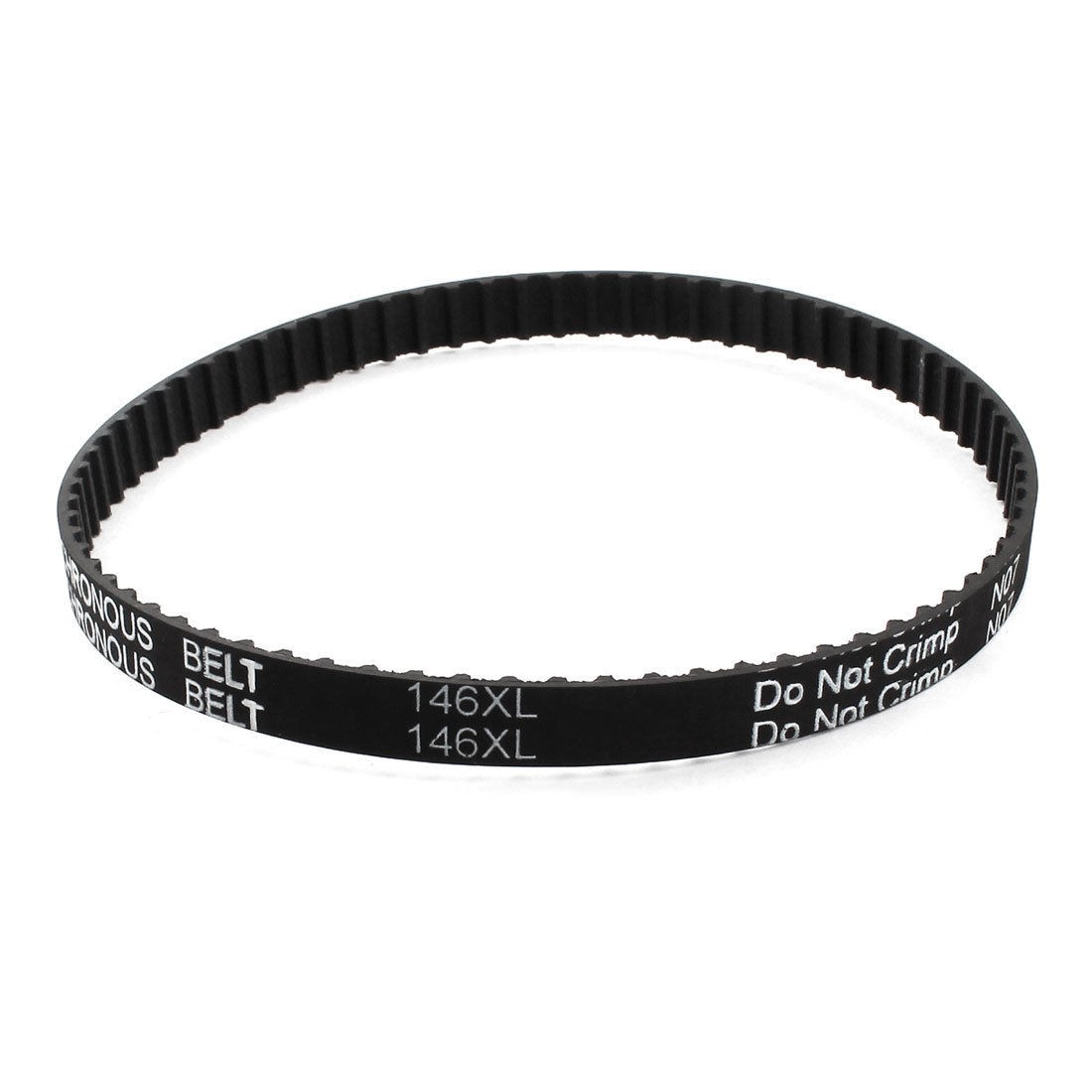 XL-146 73 Teeth 9.5mm Width Black Rubber Cogged Industrial Timing Belt 14.6"