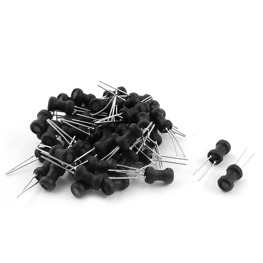 50Pcs 33uH 800mA 10% Tolerance Through Hole Radial Inductor 6mm x 10mm