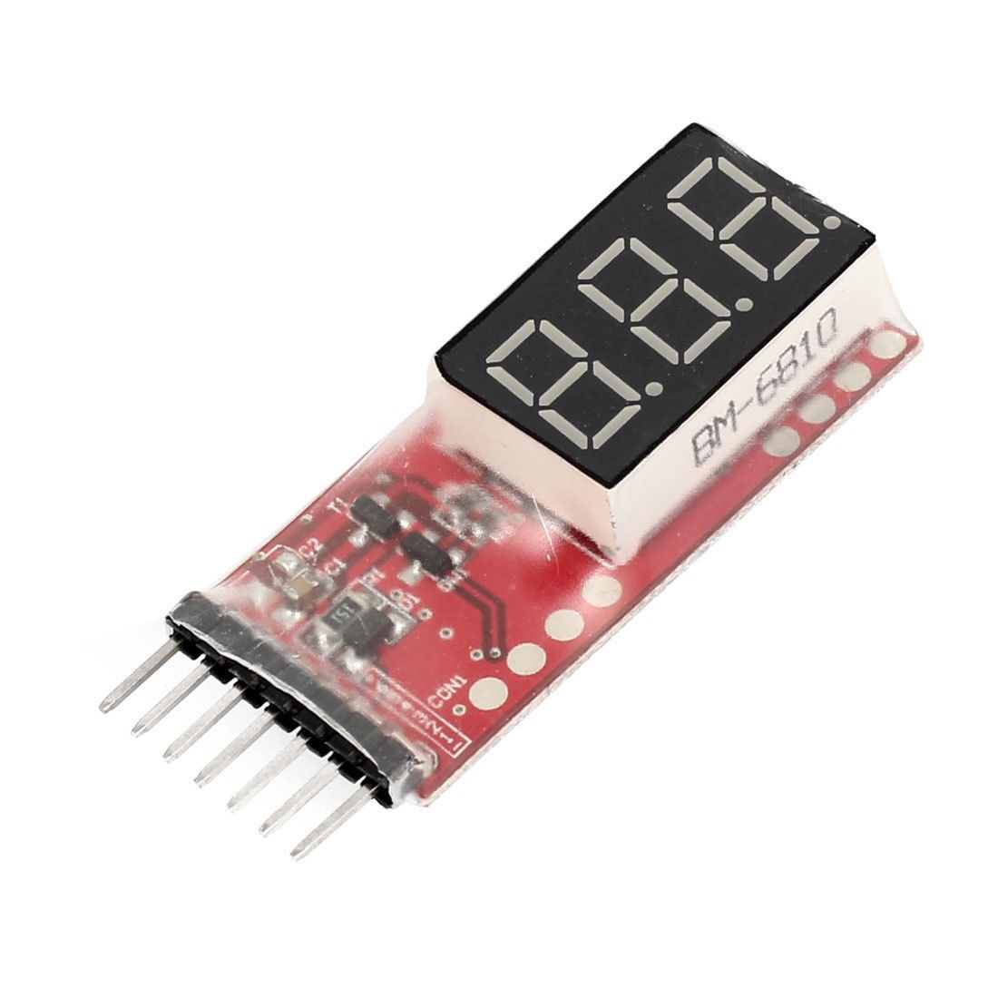 LED Display 7.4V-22.2V 2S-6S Lipo Battery Voltage Indicator Checker Tester Meter