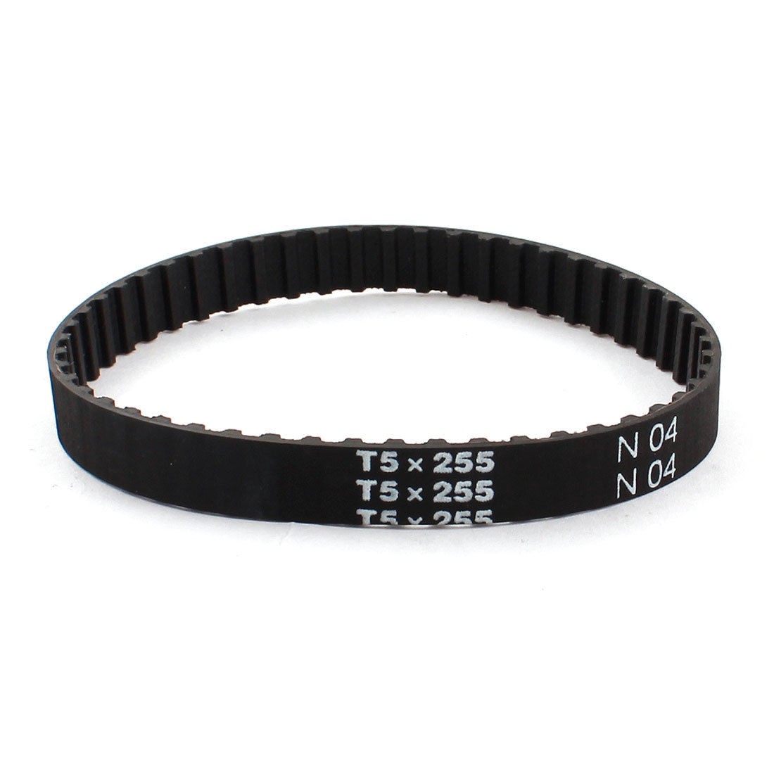 T5x255 51 Teeth 5mm Pitch 10mm Width Groove Stepper Motor Timing Belt 255mm