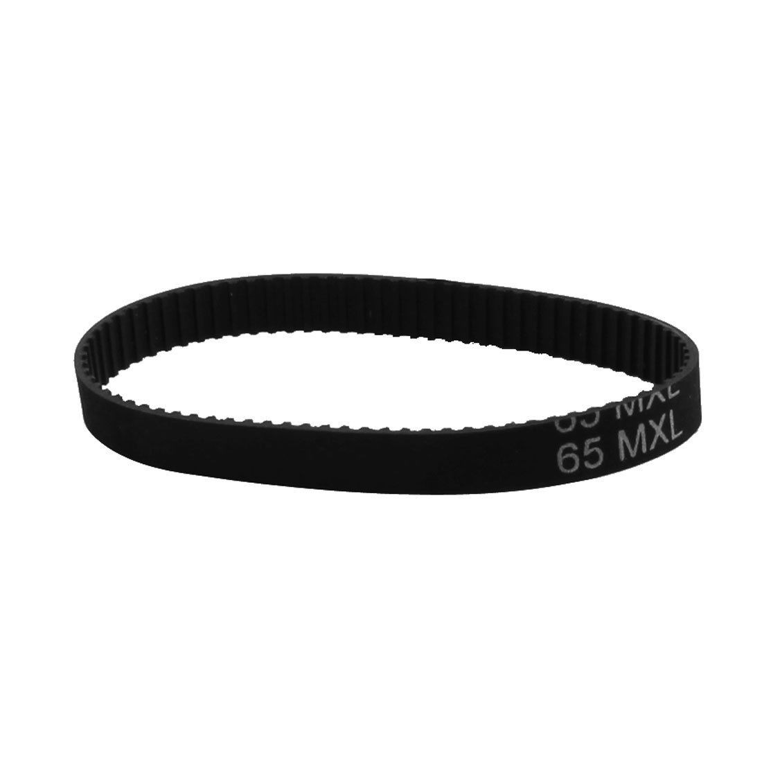 65MXL025 82 Teeth 6.4mm Width Black Rubber Industrial Machine Timing Belt