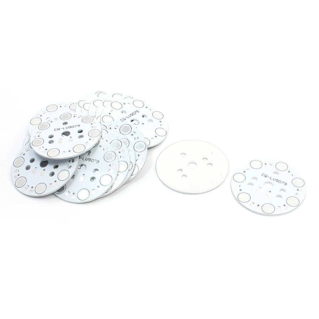 20PCS 49mm Circle Aluminum PCB Circuit Board for 7 x 1W/3W LED in Series