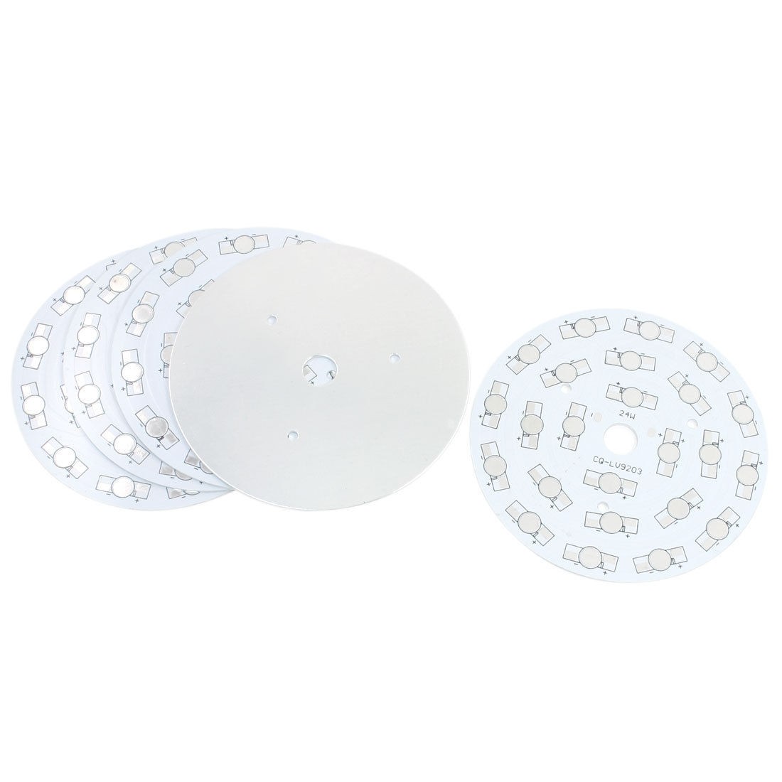 5Pcs 108mm Circle Aluminum PCB Circuit Board for 24 x 1W 3W LED in Series