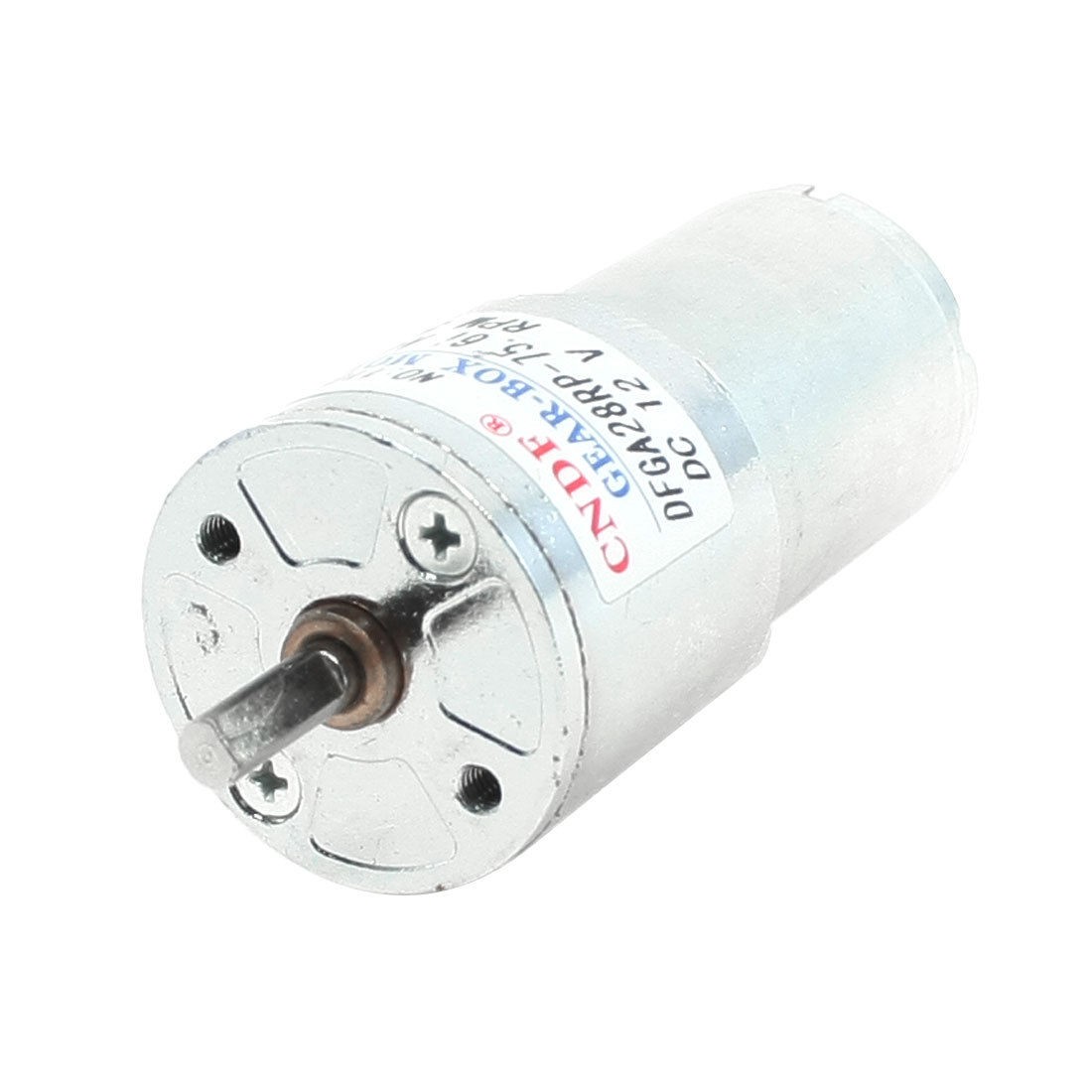 28mm Diameter Grill Electronic Parts Geared Motor 50RPM 12VDC