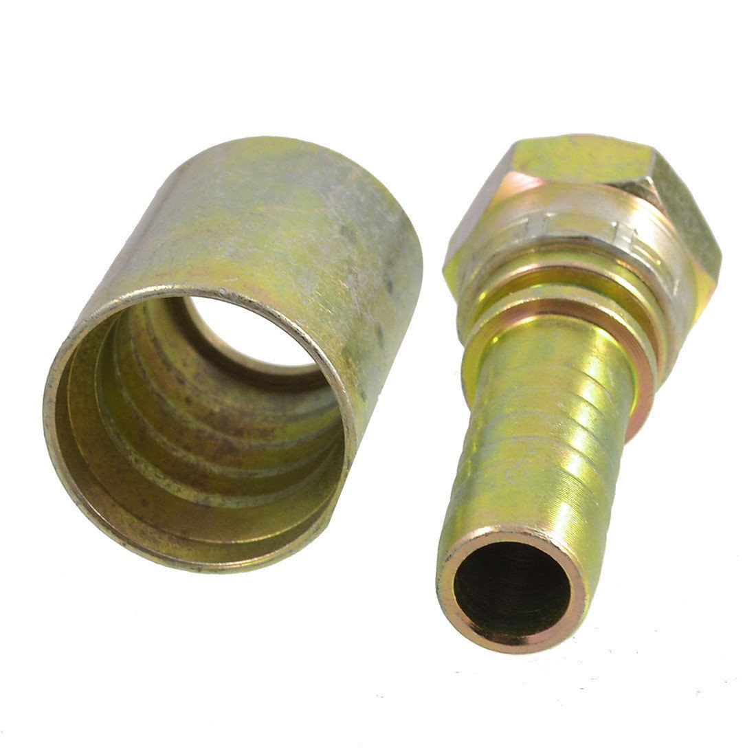 Hex Bushing 1/2" PT Female Threaded Cone Hose End Oil Pipe Connector