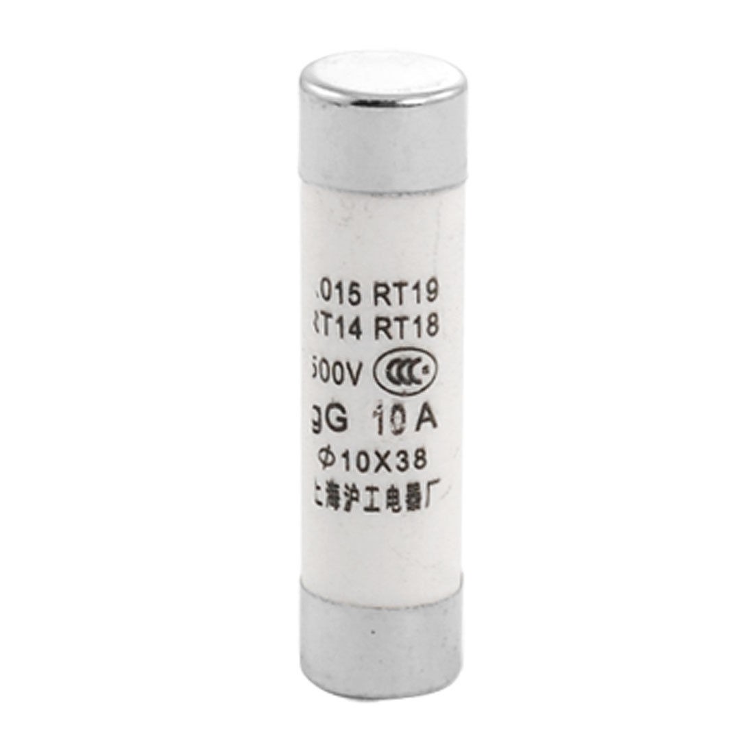 20pcs Electrical 10A Cartridge Type Cylindrical Fuse Links 10 x 38mm