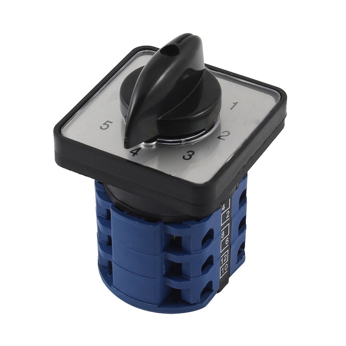 Ui 660V Ith 12A Six Position 3 Phase Universal Rotary Cam Changeover Switch