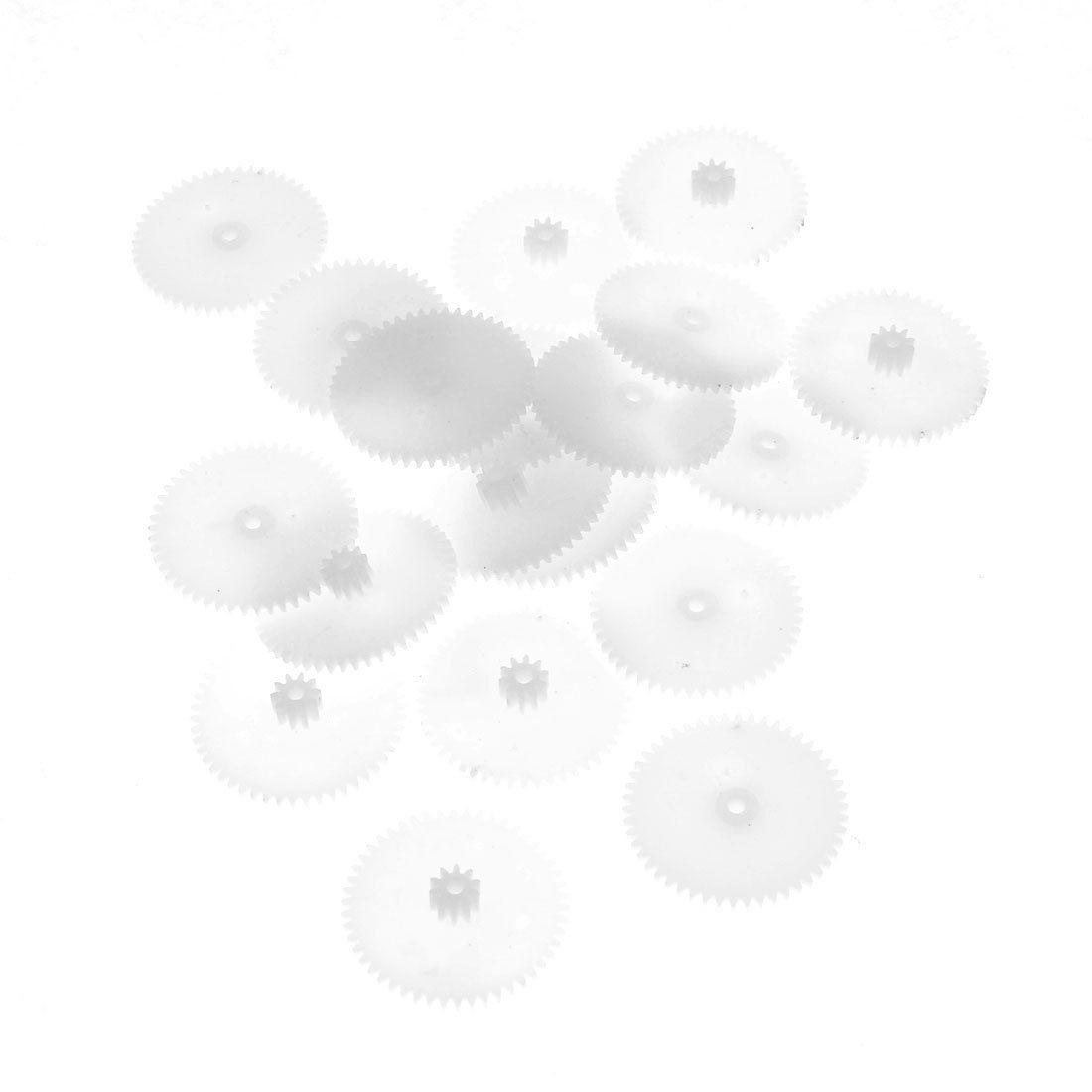 20 X White Plastic 26 x 1.5mm 1" x 0.06" Machinery Parts Wheel Gears