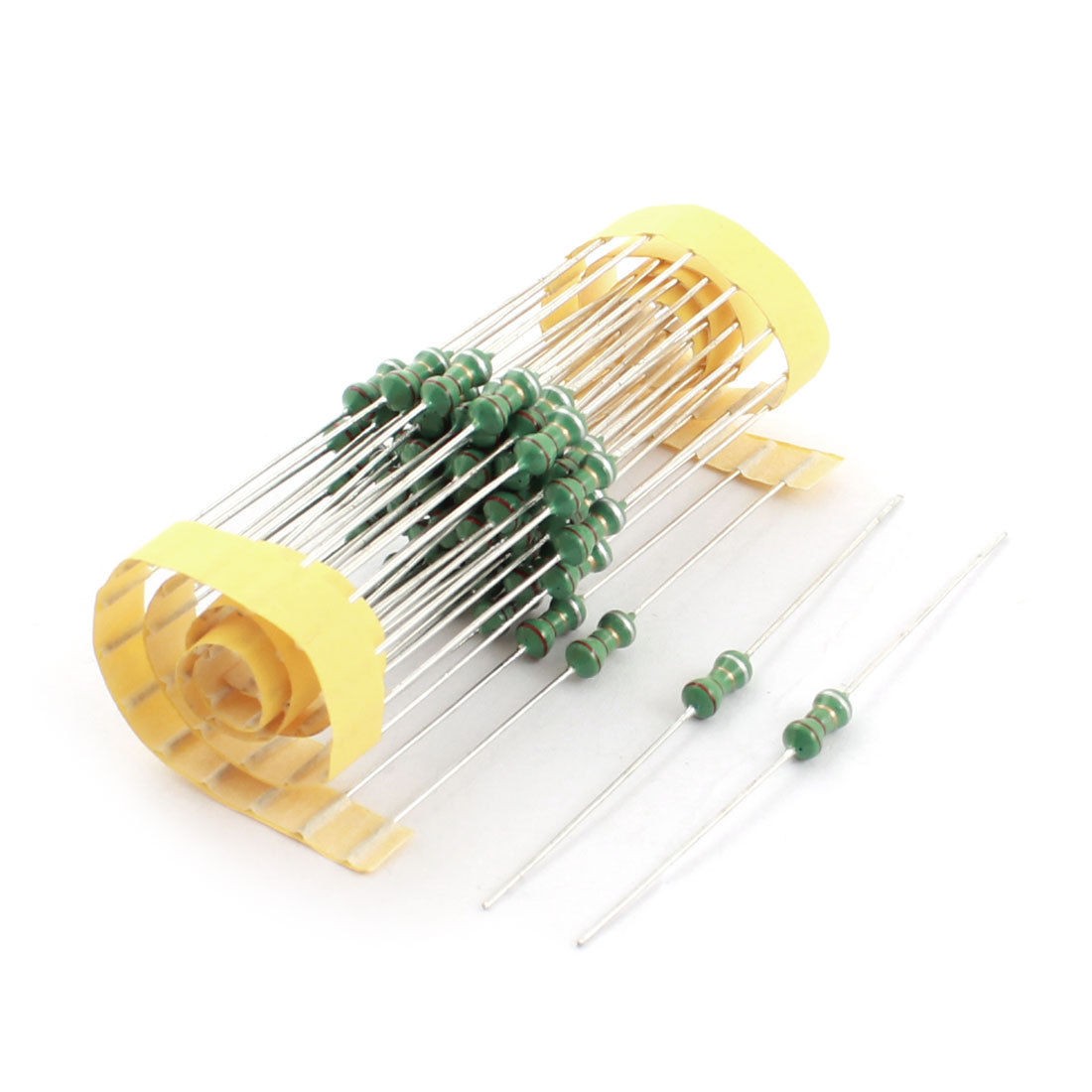 50 Pcs Through Hole Mount 2.2uH 0410 1/2W 10% Color Ring Inductors 4x10mm